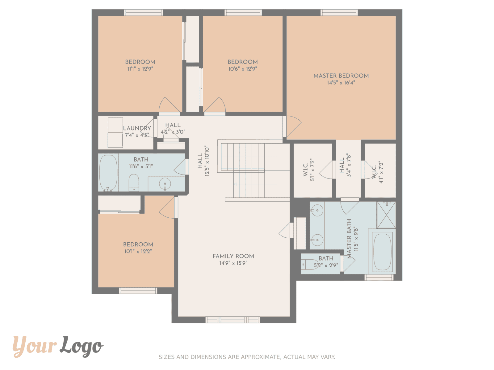 Toned Floor Plan