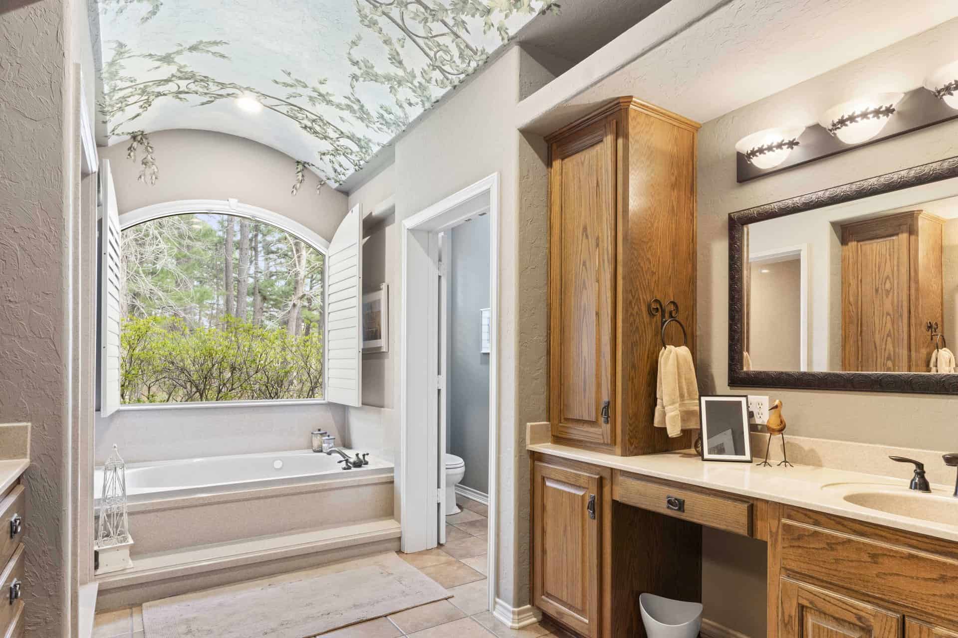 Primary Bathroom Mural Photography